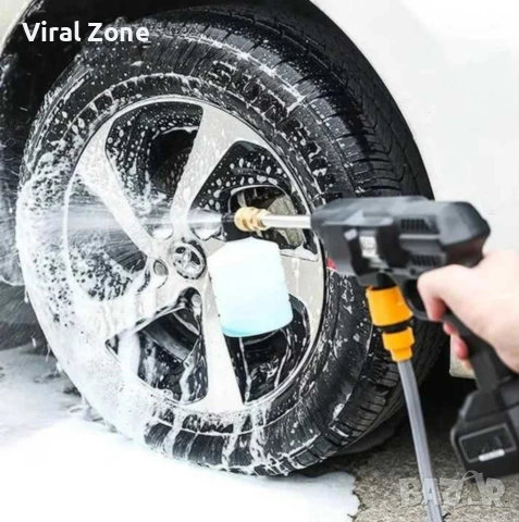 Акумулаторна водоструйка с 2 батерии 48V, снимка 8 - Парочистачки и Водоструйки - 53278360