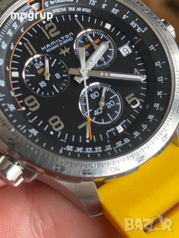 Продавам оригинален Мъжки часовник Hamilton Khaki Aviation X-Wind Qz. H77912535, снимка 3 - Мъжки - 53936590