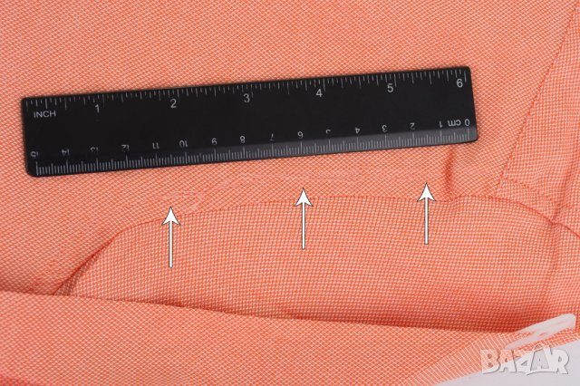 Дамска риза от памук в оранжев меланж Sir Raymond Tailor - L, снимка 8 - Ризи - 42822043