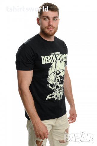 Нова мъжка тениска с дигитален печат на музикалната група Five Finger Death Punch, снимка 5 - Тениски - 37674879