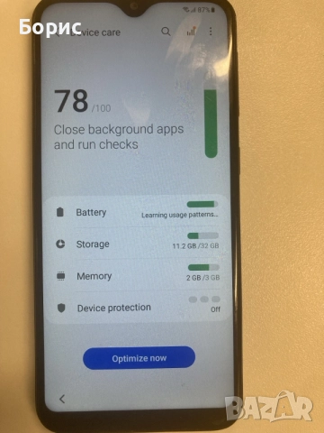 Samsung A20e, отличен,Google account