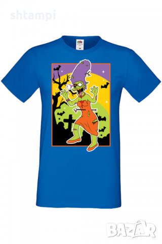Мъжка тениска The Simpsons Marge Simpson 01,alloween,Хелоуин,Празник,Забавление,Изненада,Обичаи,, снимка 4 - Тениски - 38137520