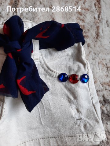 Бебешки къси панталонки D&G, снимка 3 - Панталони и долнища за бебе - 36625429