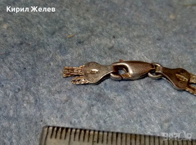 СТАРА СРЕБЪРНА ЗАКОПЧАЛКА За КОЛИЕ ВЕРИЖКА ГРИВНА СРЕБРО 925 MADE in ITALY КАРАБИНКА За ЛАНЕЦ 49915, снимка 5 - Други - 49147491