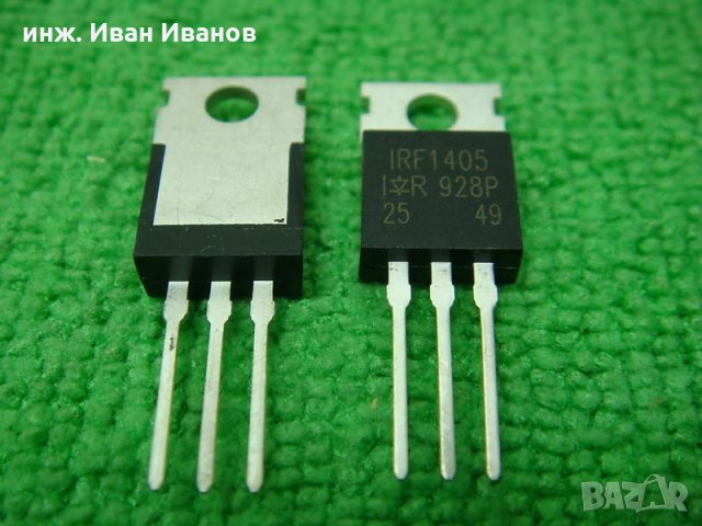 IRF1405PBF MOSFET-N транзистор Vdss=55V, Id=169A, Rds=0.005Ohm, Pd=330W, снимка 2 - Друга електроника - 35561752