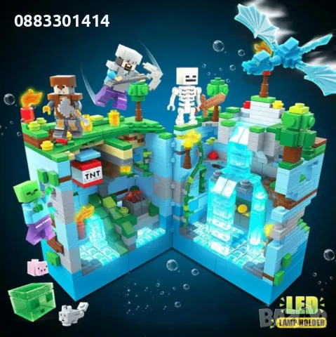 Конструктор Майнкрафт Minecraft 503 части , снимка 2 - Конструктори - 50217935