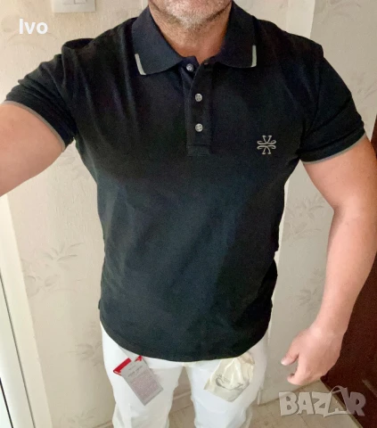 Риза с къс ръкав и яка “ Jacob Cohen, снимка 6 - Ризи - 50713261