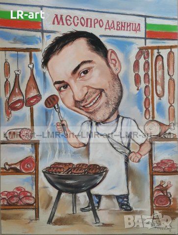 Рисувам ръчно КАРИКАТУРИ, ШАРЖ от снимка по ваш избор, професионално, снимка 13 - Картини - 44366197