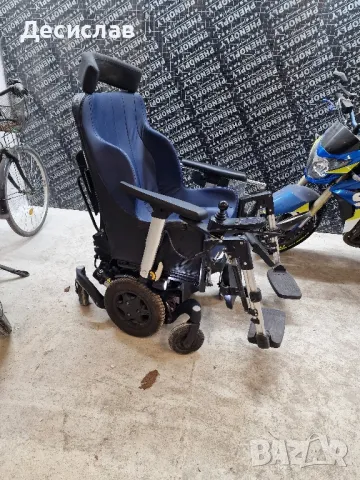 Електрически инвалиден стол Q400m, снимка 3 - Столове - 47911079