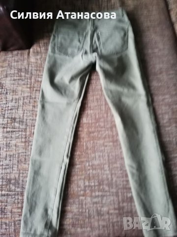 Дънки H&M зелени, снимка 4 - Дънки - 40370255