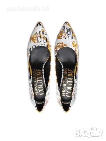 Versace Jeans Couture оригинални нови дамски обувки на ток , снимка 5 - Дамски обувки на ток - 53892519