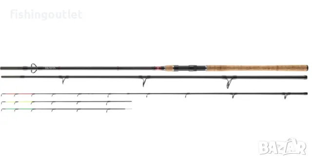 Фидер комплект Daiwa Ninja. Въдица 3.60мт 120гр,макара и подарък корда, снимка 6 - Въдици - 47571340