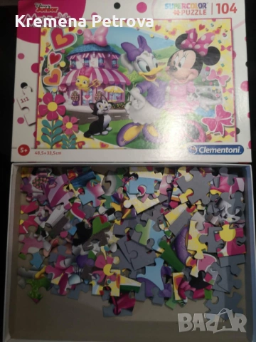 пъзел Clementoni SuperColor с тема Мини Маус, снимка 3 - Игри и пъзели - 54200601