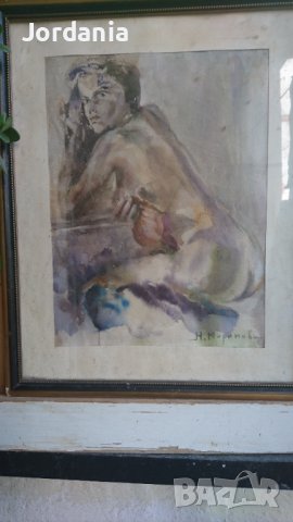 Акварел на Никола Маринов! , снимка 3 - Колекции - 38671738