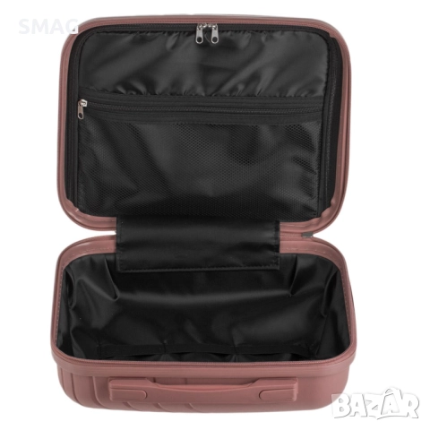 Малък куфар за пътуване 16.66л, розов_1239655, снимка 7 - Куфари - 52189228