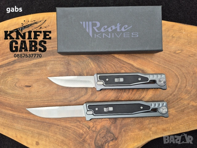 Reate EXO Graviti knife,гравитационен сгъваем нож,два размера, снимка 8 - Ножове - 49278687