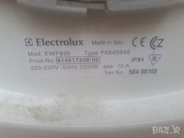 Продавам На Части пералня Electrolux EWF 830 , снимка 10 - Перални - 34035935