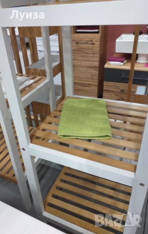 Страхотна бамбукова етажерка за баня, на 4 нива, снимка 3 - Етажерки - 30235124