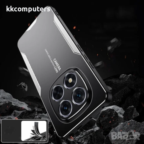 Xiaomi Redmi Note 14 Pro+ 5G Удароустойчив Aluminum Alloy+TPU+PC Калъф и Протектор, снимка 8 - Калъфи, кейсове - 50904612