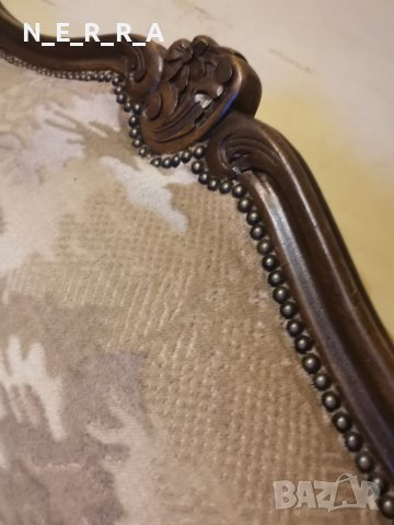 Старинен, масивно дърво канапе-диван, снимка 5 - Дивани и мека мебел - 37599173