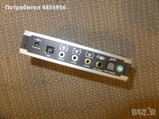 CREATIVE Labs Sound Blaster SB0300 External USB Soundcard 24-Bit Dolby Digital, снимка 5 - Аудиосистеми - 56233905