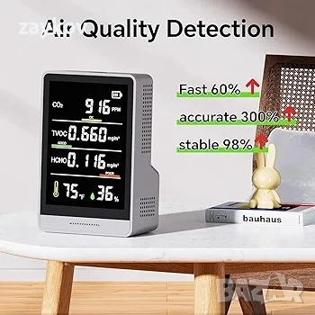 Монитор за качество на въздуха AK3 сив, снимка 2 - Друга електроника - 51761923