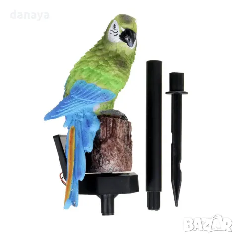 5445 Градинска соларна лампа Папагал, снимка 5 - Градински мебели, декорация  - 47937070