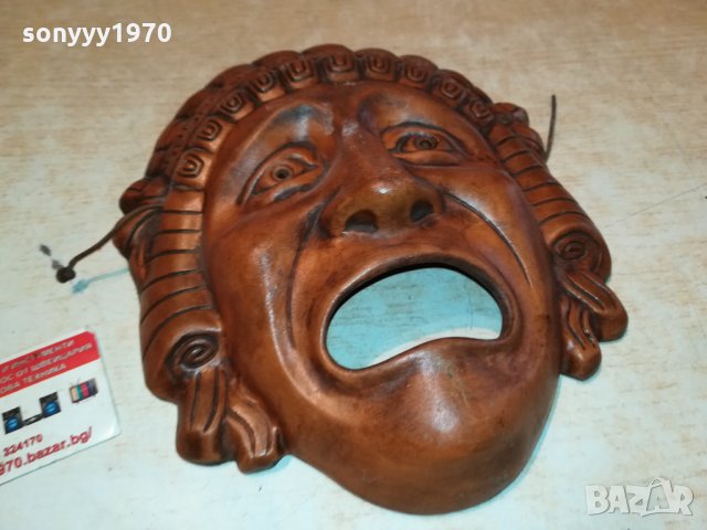 маска от гърция 25Х22Х7СМ 2612211404, снимка 7 - Антикварни и старинни предмети - 35244001