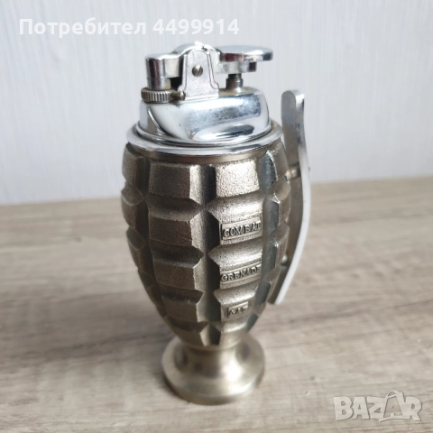 Настолна газова запалка, снимка 5 - Антикварни и старинни предмети - 52303099