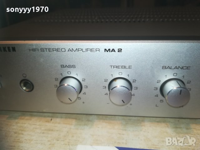 Telefunken ma 2 hifi stereo amplifier-внос швеицария, снимка 8 - Ресийвъри, усилватели, смесителни пултове - 30130884