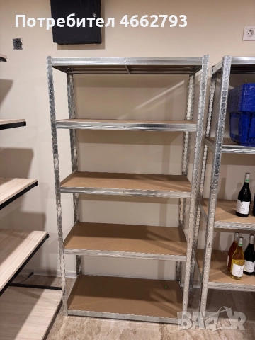 Стелажи за магазин/ склад, снимка 5 - Стелажи и щандове - 52566788