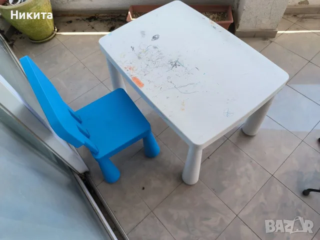 Детска маса и столче IKEA