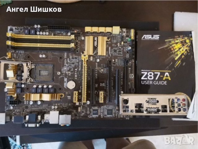 Дънна платка Z87 Asus Z87-A Socket 1150, снимка 1 - Дънни платки - 37540342