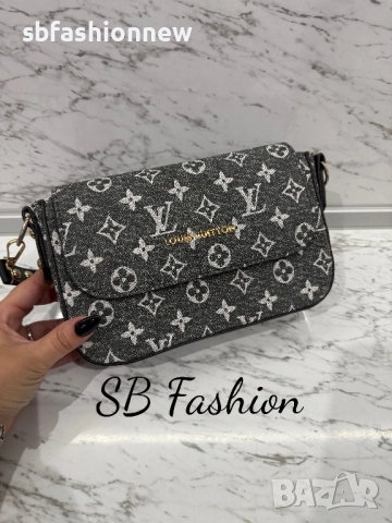 Louis Vuitton черно/бяла чанта, снимка 4 - Чанти - 52819446