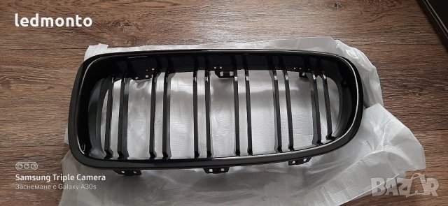 бъбрек бмв ф30, решетка bmw f30, бъбреци f30 Gloss Black, снимка 8 - Части - 30619677