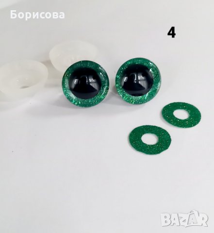 Очички за амигуруми,  безопасни очи за плетени игпачки, снимка 5 - Други - 34483001