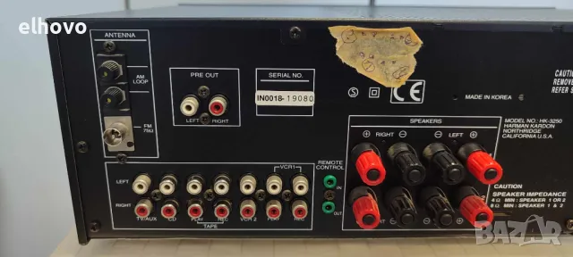 Ресивър Harman/Kardon HK 3250, снимка 7 - Ресийвъри, усилватели, смесителни пултове - 47461222