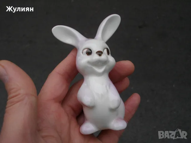 СТАР ПОРЦЕЛАН ЗАЕК ЗАЙЧЕ GOEBEL, снимка 4 - Антикварни и старинни предмети - 48257715