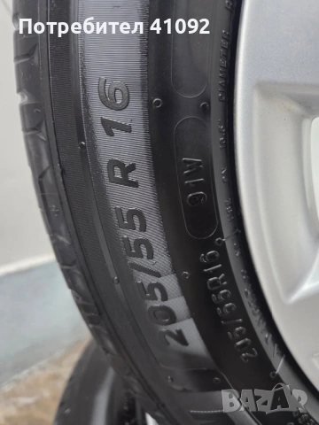 Лети  джанти 16 ц 5х112 + гуми подарък, снимка 4 - Гуми и джанти - 53969812