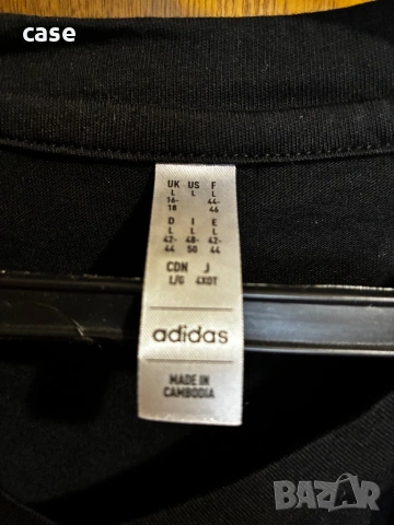 Adidas дамска тениска L размер 100-%памук Нова, снимка 3 - Тениски - 54215061