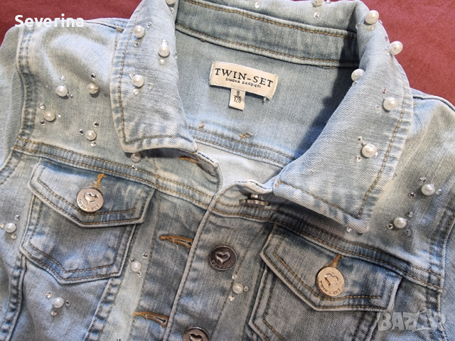 Twinset Simona Barbieri*Дънкено яке за 8 год., снимка 2 - Детски якета и елеци - 44924580