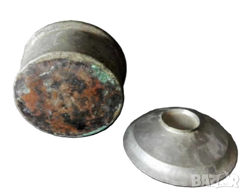 Стара калайдисана медна тенджера с капак, бакър, снимка 6 - Други инструменти - 43487024