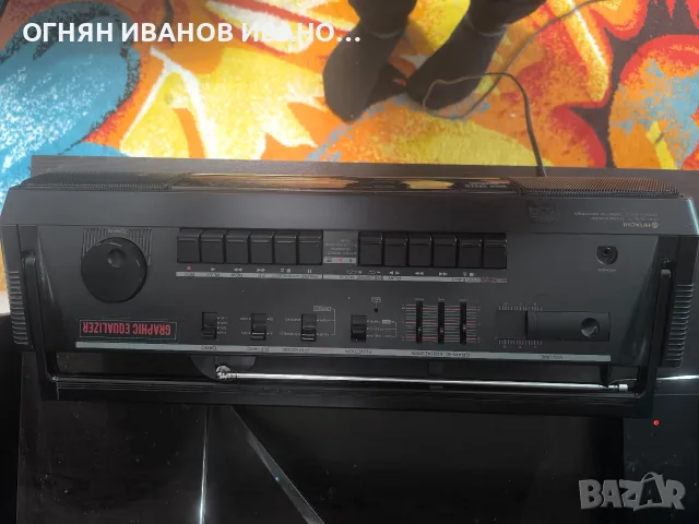Hitachi TRK-W350E , снимка 6 - Радиокасетофони, транзистори - 56543597