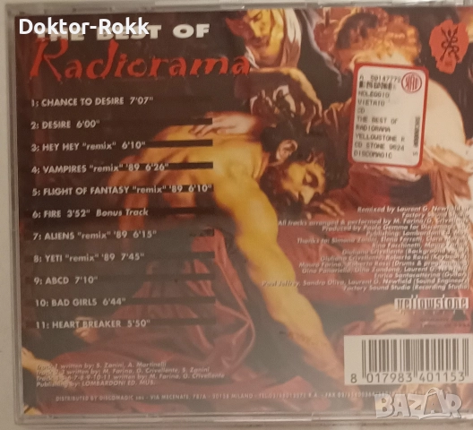 Radiorama - The Best Of - оригинален диск 