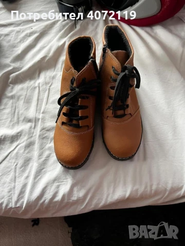 Кожени дамски боти 