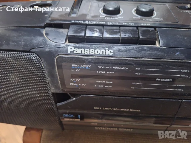 радио касетофон Panasonic , снимка 6 - Радиокасетофони, транзистори - 55838437