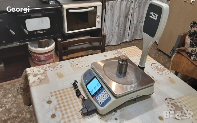 Български електронен кантар везна по БДС и НАП.15кг., снимка 4 - Везни - 52589114