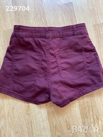 Дамски къси панталонки с висока талия H&M , снимка 2 - Къси панталони и бермуди - 32073303