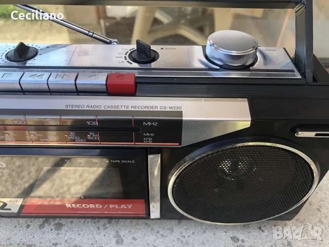 AIWA CS-W220  Работещ с много хубав звук(видео)-запазен радиокасетофон!, снимка 6 - Радиокасетофони, транзистори - 55894406