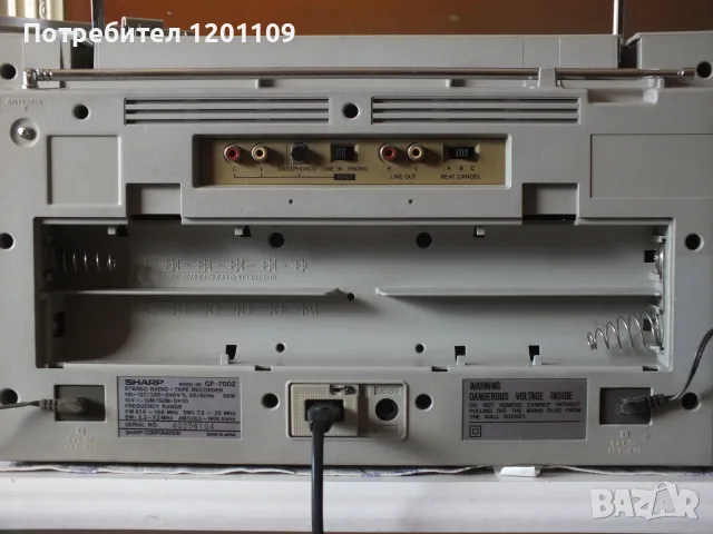 Продавам SHARP GF-700Z, снимка 3 - Радиокасетофони, транзистори - 56011637
